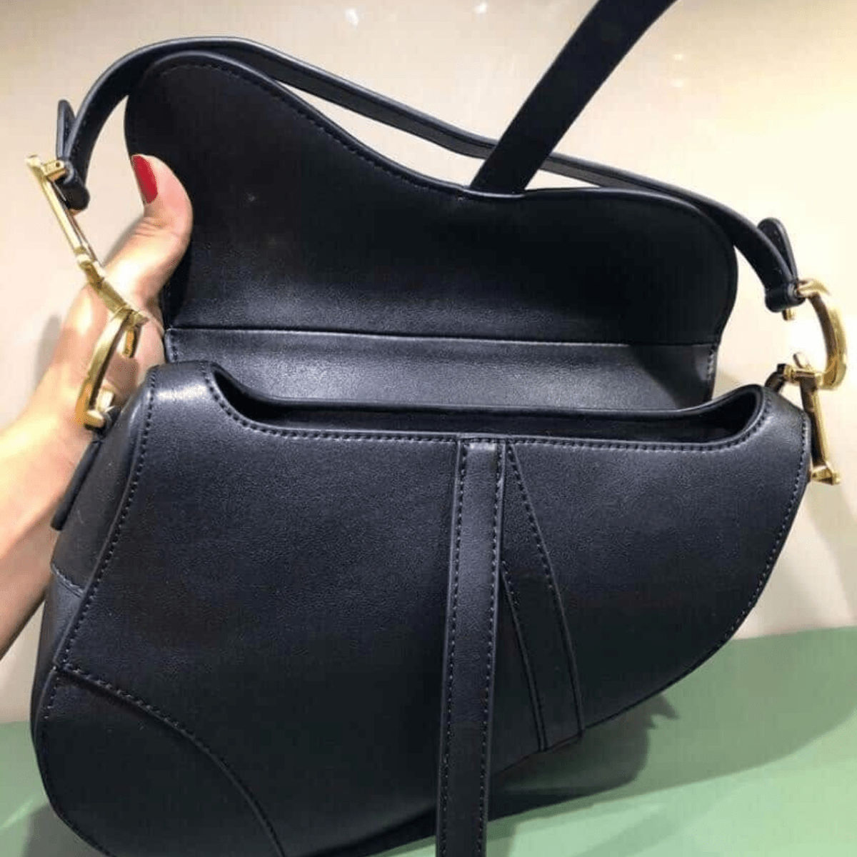 Dior Large Soft Saddle Tasche mit Riemen