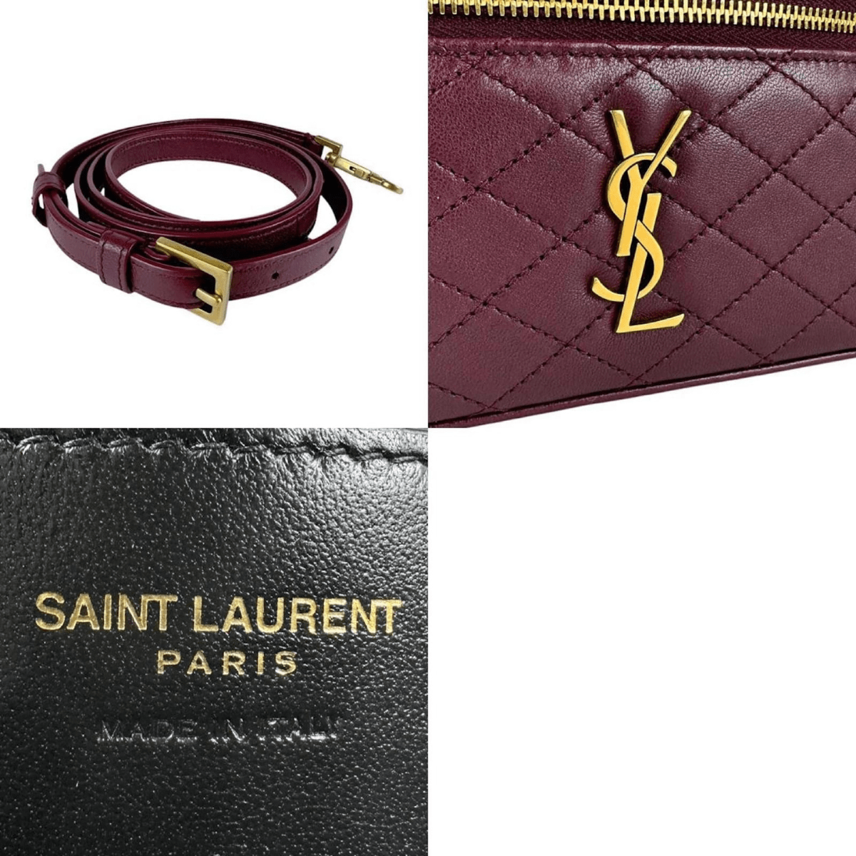 Yves Saint Laurent – Gaby Vanity Case aus Lammleder