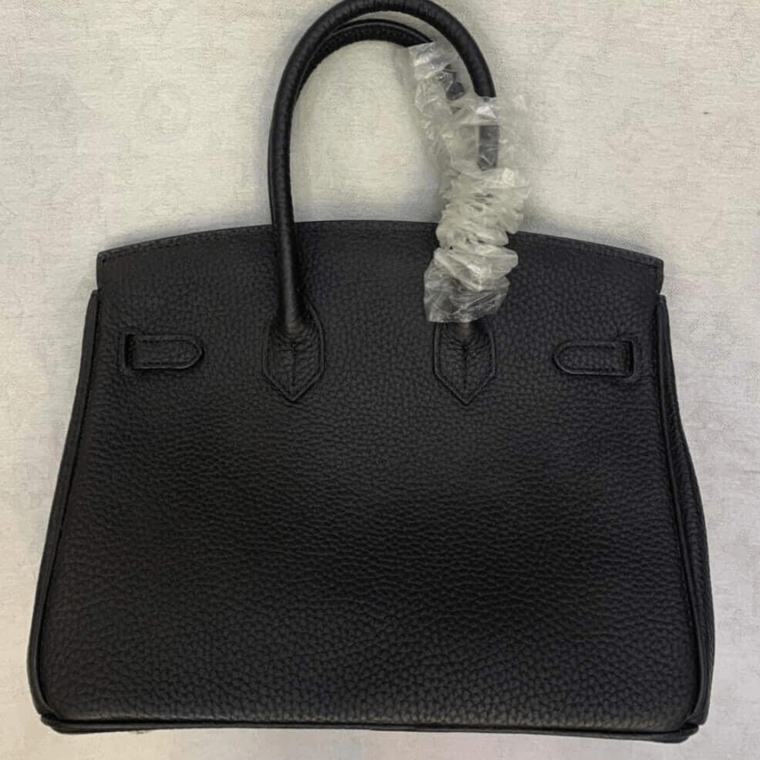 Hermès Birkin 25 Tasche mit goldener Hardware in Schwarz