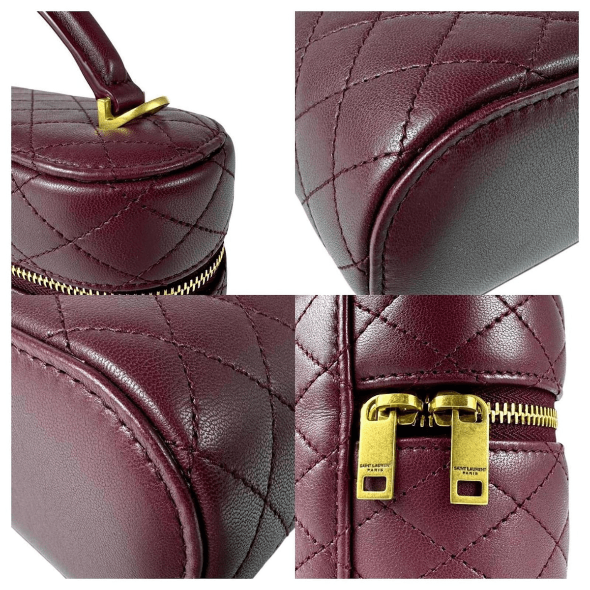 Yves Saint Laurent – Gaby Vanity Case aus Lammleder