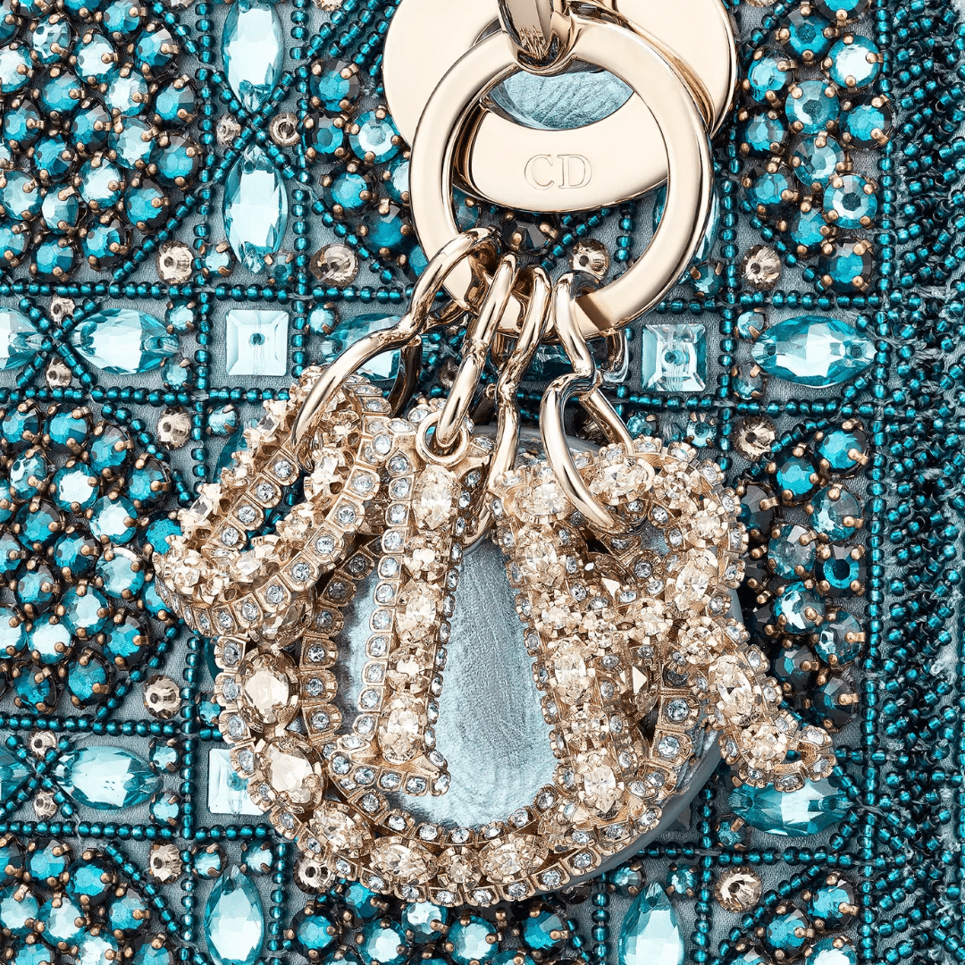 Lady Dior Mini Perlen Tasche